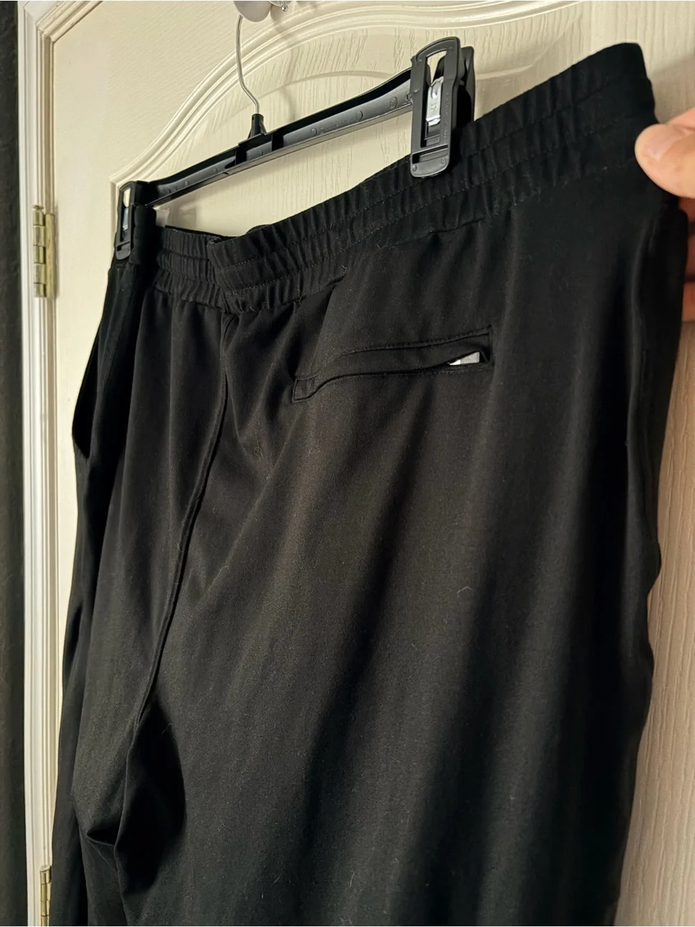 Quince mens flowknit black performance pants, size XXL
